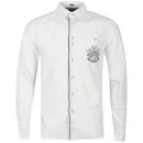 James Darby Men's Bobby Shirt - White - S - Wit Afbeelding 1