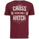 Crosshatch Men's Bankster T-Shirt - Sundried Tomato - S - Rood Afbeelding 1