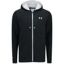 Under Armour Men's Storm Cotton Rival Full Zip Hoody - Black/White - S - Black/White Afbeelding 1
