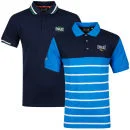 Everlast Men's 2 Pack Polo Shirt - Navy / Cobalt - S - Navy / Cobalt Afbeelding 1