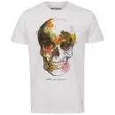 Threadbare Men's Splat Skull T-Shirt - White - S - Wit Afbeelding 1