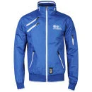 Crosshatch Men's Kiza Zip Through Windbreaker Jacket - Royal Blue/Snorkel - S - Royal Blue/Snorkel Afbeelding 1
