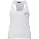 Tokyo Laundry Women's Maddie Racer Back Tee - White Grey Marl - 8 - White Grey Marl Afbeelding 1