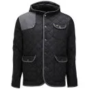 Voi Jeans Men's Majesty Hooded Jacket - Black - S - Zwart Afbeelding 1