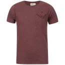 Boxfresh Men's Lazarro Pocket T-Shirt - Tawny Port Marl - S - Tawny Port Marl Afbeelding 1