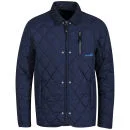 Boxfresh Men's Bacciverous Quilted Jacket - Navy - S - Navy blauw Afbeelding 1