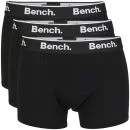 Bench Men's 3-Pack Keddie Boxers - Black/White - S - Zwart Afbeelding 1