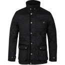 Le Breve Men's Quilted Bomber Jacket - Black - M - Zwart Afbeelding 1