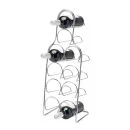 Hahn Pisa Wine Rack 10 Bottle - Chrome Afbeelding 1