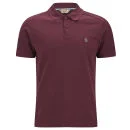 Original Penguin Men's EU Slim Fit Daddy Polo Shirt - Burgundy - S - Burgundy Afbeelding 1