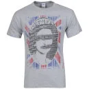 Joystick Junkies Men's God Save The Code T-Shirt - Grey - S - Grijs Afbeelding 1