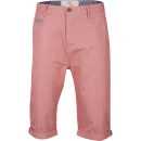 Brave Soul Poland Chino Shorts voor Heren - Koraal - S - Koraalrood Afbeelding 1