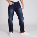 Tokyo Laundry Men's Karl Denim Trousers - Orange - 30 - Orange Afbeelding 1