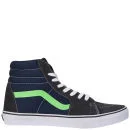 Vans Sk8-Hi Top Trainers - Dark Shadow / Green Flash - 6 - Dark shaddow/Green Flash Afbeelding 1