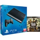 PS3: New Sony PlayStation 3 Slim Console (500 GB) - Black - Includes (Army Of Two: The Devil's Cartel) Afbeelding 1