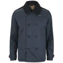 Ringspun Men's Duncs Borg Lined Peacoat - Navy - S - Navy blauw Afbeelding 1