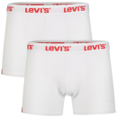 Levi's Men's 2-Pack Boxer Shorts - White - S - Wit Afbeelding 1