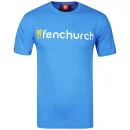 Fenchurch Men's Jersey Word T-Shirt - Marine/Mustard/White - S - Marine/Mustard/White Afbeelding 1