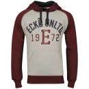 Ecko Men's Merlin Overhead Hoody - Grey Marl/Zinfandel/Ink Well - S - Grey Marl/Zindfandel/Ink Well Afbeelding 1
