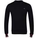 Weekend Offender Gebreide Leon Herentrui - Marineblauw - S - Navy blauw Afbeelding 1