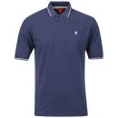 Fenchurch Men's Costner Polo Shirt - Navy - S - Navy blauw Afbeelding 1