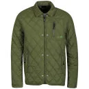 Boxfresh Men's Bacciverous Quilted Jacket - Khaki - S - Kaki Afbeelding 1