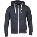Crosshatch Men's Clatcher Hooded Sweatshirt Jacket - Navy Marl - S - Navy Marl Afbeelding 1