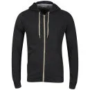 Brave Soul Men's Adrian Hooded Zip Through Sweatshirt - Charcoal - S - Charcoal Afbeelding 1