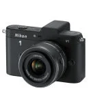 Nikon 1 V1 Compact System Camera with 10-30mm Lens Kit - Black (10.1MP) 3 Inch LCD Afbeelding 1