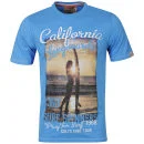 Tokyo Laundry Men's Longboarders T-Shirt - Swedish Blue - S - Swedish Blue Afbeelding 1