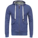 Boxfresh Men's Haben Fleck Zip Thru - True Blue - S - True Blue Afbeelding 1