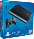 PS3: Nieuwe Sony PlayStation 3 Slim Console (500 GB) - Zwart Afbeelding 1