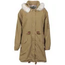 VILA Luxe Women's Bilo Parka - Mustard - XS - Mustard Afbeelding 1