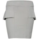 Chickster Women's Trooper Skirt - Grey - 8 - Grijs Afbeelding 1