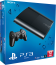PS3: Nieuwe Sony PlayStation 3 Slim Console (12 GB) - Zwart Afbeelding 1