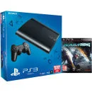 PS3: New Sony PlayStation 3 Slim Console (500 GB) - Black - Includes (Metal Gear Rising: Revengeance) Afbeelding 1