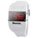 Bench Women's White Strap Digital Watch Afbeelding 1