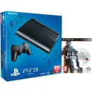 PS3: New Sony PlayStation 3 Slim Console (500 GB) - Black - Includes (Dead Space 3) Afbeelding 1