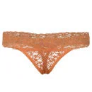 Bjorn Borg Women's Lace Thong - Orange - XS - Orange Afbeelding 1
