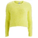 Vero Moda Women's Fluffy Jumper - Sunny Lime - XS/UK 8 - Groen Afbeelding 1