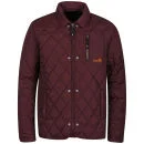 Boxfresh Men's Bacciverous Quilted Jacket - Cordovan - S - Cordovan Afbeelding 1