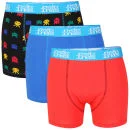 Joystick Junkies Men's 3-Pack Boxers - Red/Blue - S - Stretch Limo/Red/Blue Afbeelding 1