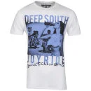 Ringspun Photo Print Thirsty T-Shirt voor Heren - Wit - S - Wit Afbeelding 1