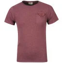 Boxfresh Men's Lazarro T-Shirt - Tawny Port Marl - S Afbeelding 1