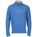 55 Soul Inca Fleece Trui voor Heren met een Halve Ritssluiting- Blauw/Zilvergrijs - S - Royal Silver/Grey Afbeelding 1