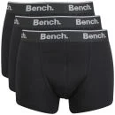 Bench Men's 3 Pack Fashion Trunk - Black - S - Zwart Afbeelding 1