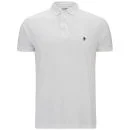 French Connection Men's Marlon Basic Sneezy Polo Shirt - White - S - Wit Afbeelding 1