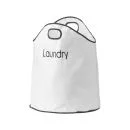 Premier Housewares Dual Handled Laundry Bag - White Afbeelding 1
