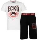 Ecko Men's Loungewear Set - White/Black - S - White/Black Afbeelding 1