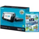 Wii U Console: 32GB Nintendo Land Premium Bundle - Black (Includes Sports Connection) Afbeelding 1
